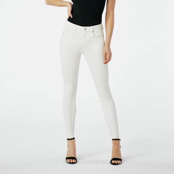 NWT White High Waisted Skinny Jeans - Picture 1 of 8